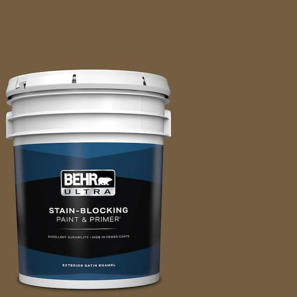 BEHR ULTRA 5 gal. #300F-7 Centaur Satin Enamel Exterior Paint & Primer