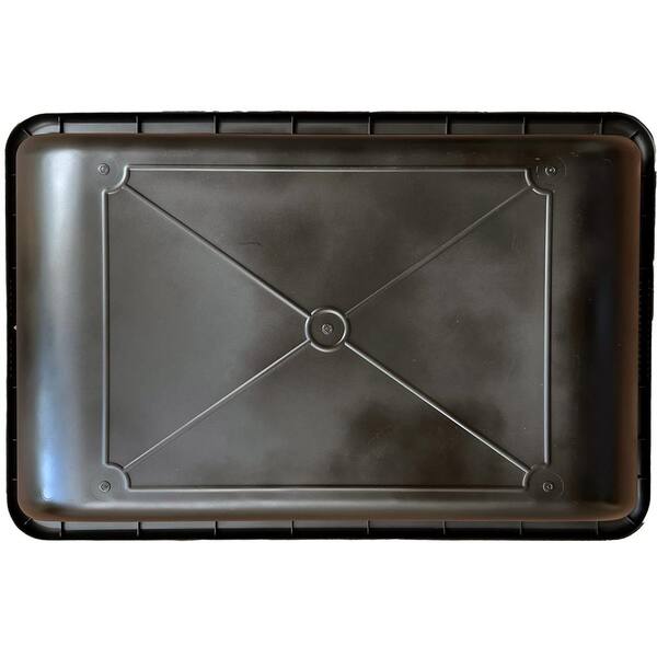 thumbnail image 2 of Heavy Duty Black Plastic Mortar Mixing Tub – 40L/60L/90L Options For Plasterers & Builders – Made In Poland 2 of 5