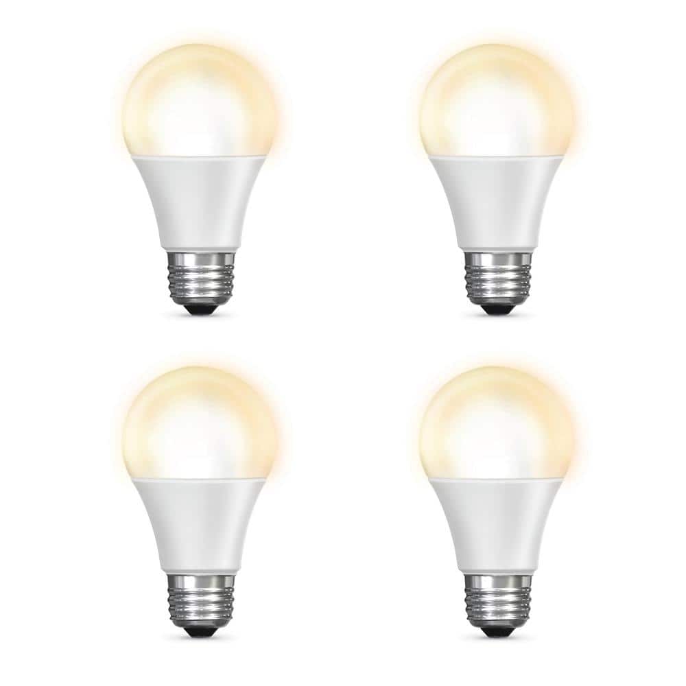 Feit Electric 60Watt Equivalent A19 Smart WiFi Dimmable E26 LED Light Bulb Works with Alexa