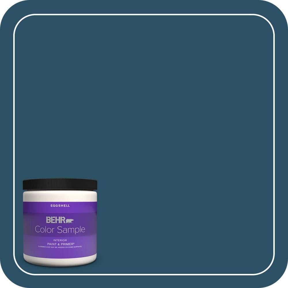 8 oz. #560D-7 Planetarium Eggshell Enamel Interior Paint & Primer Color Sample price history on PriceWatchPro
