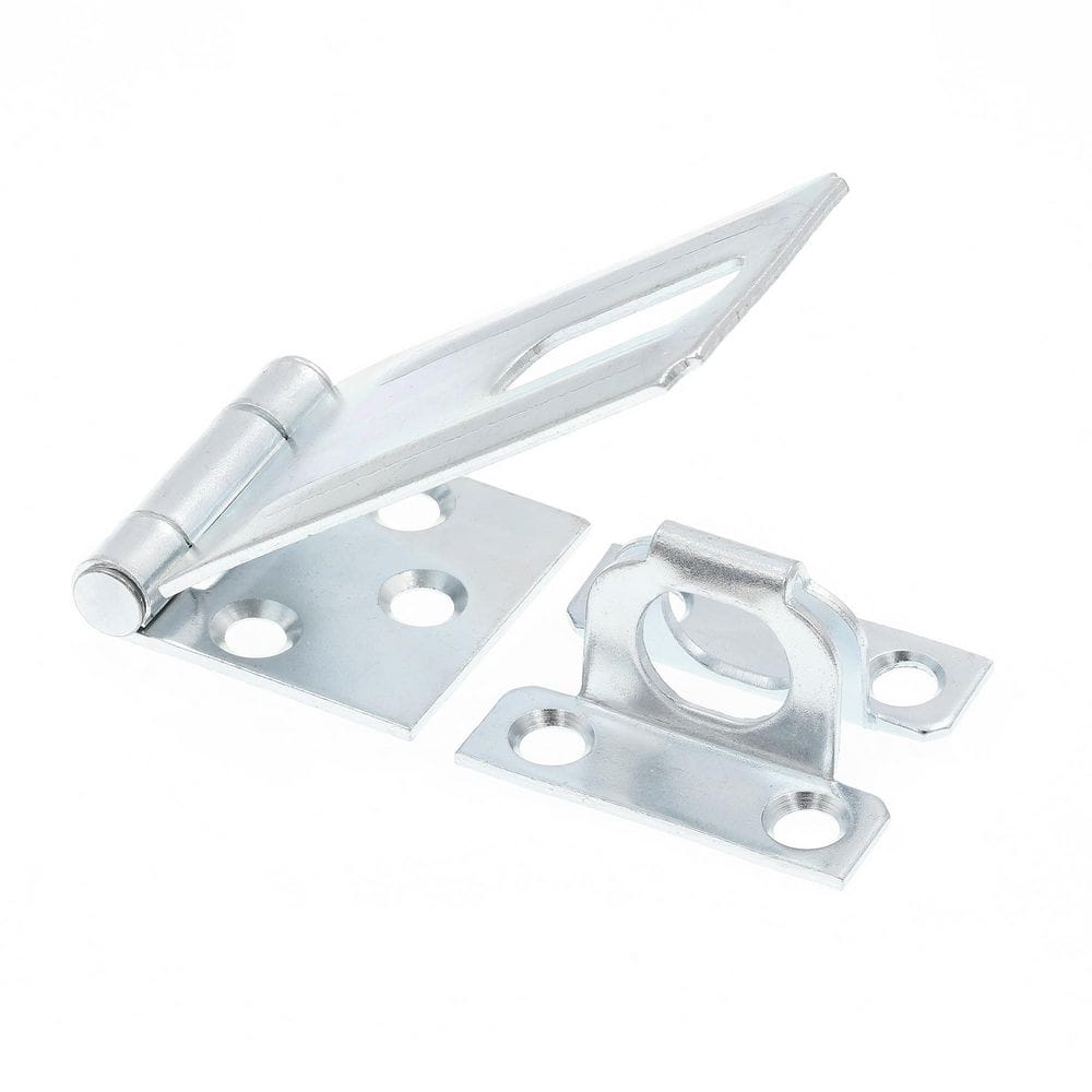 Door and Gate, Safety Hasp Hinge Latch with Fixed Staple 3-1/4 inch with Screws, Zinc Plated (Single Pack) price history on PriceWatchPro