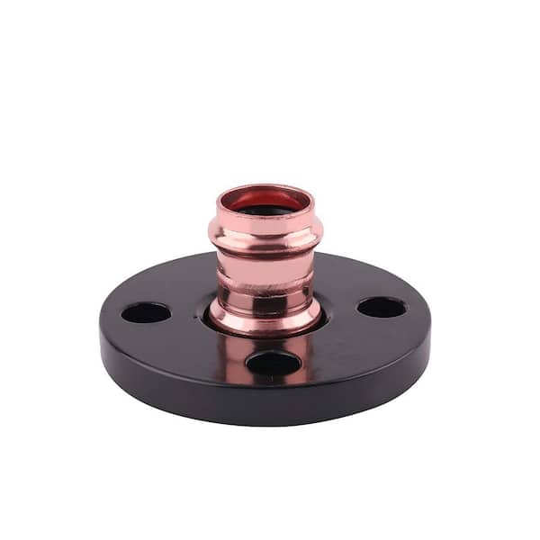 1-1/4 in. - 4 Copper Press Adapter Flange Press Fit x Press Fit x Flange
