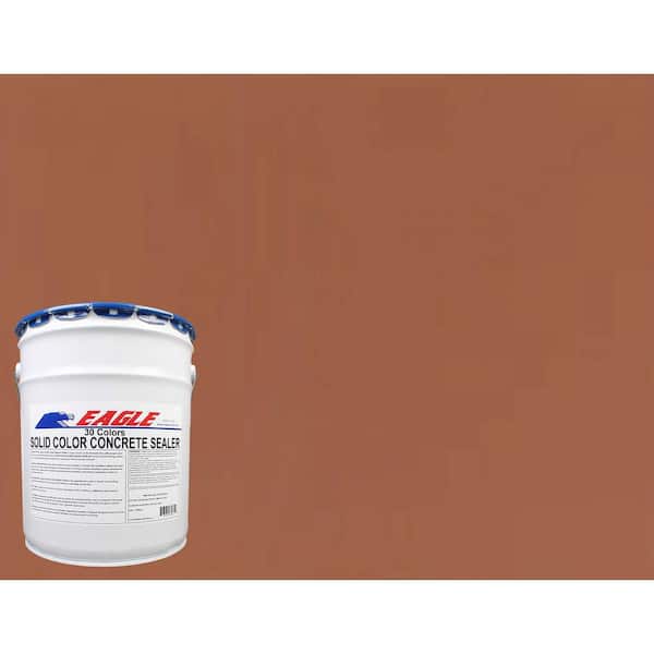Eagle 5 gal. Naturally Red Solid Color Solvent Based Concrete Sealer