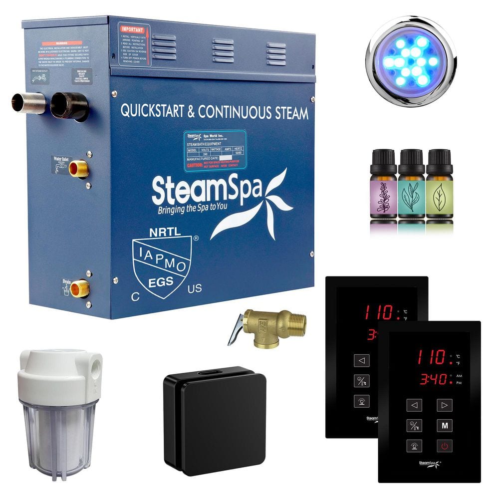 Royal Series 4500-Watt Steam Generator with Continuous Steam, Dual Easy Touch Control Pads, Filter in Matte Black price history on PriceWatchPro