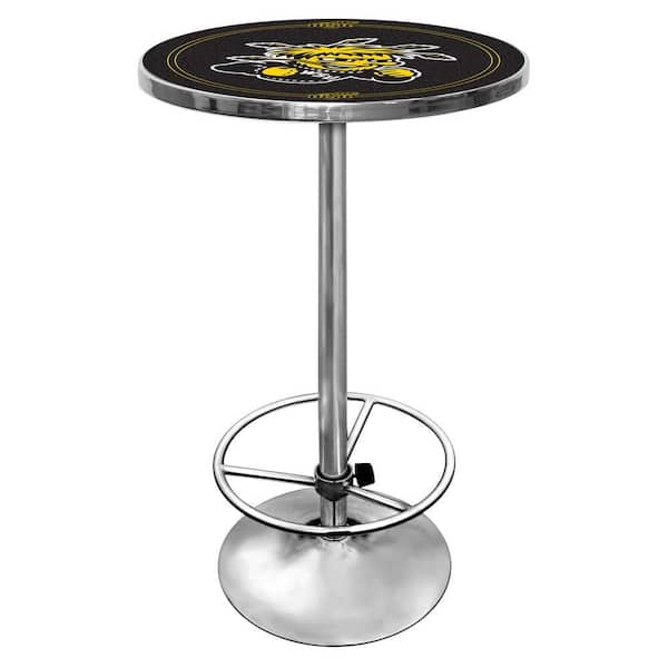 Trademark Wichita State University Chrome Pub/Bar Table
