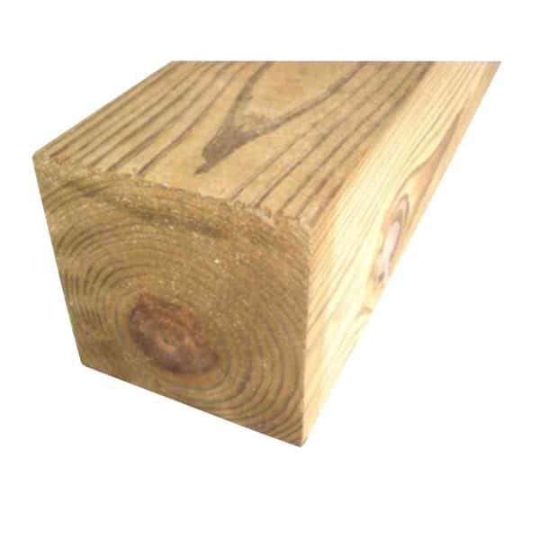 Unbranded 4 in. x 4 in. x 7 ft. Pressure-Treated Fence Timber Post