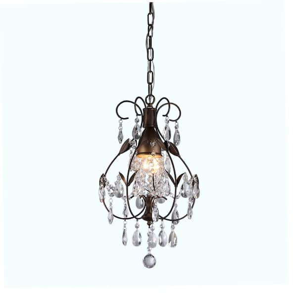 Maleficent 1-Light Antique Bronze Chandelier