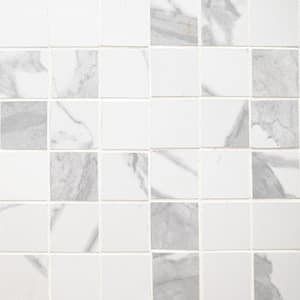 Ader Tegal 12 in. x 12 in. Glossy Porcelain Mesh-Mounted Mosaic Tile (8 sq. ft./Case)