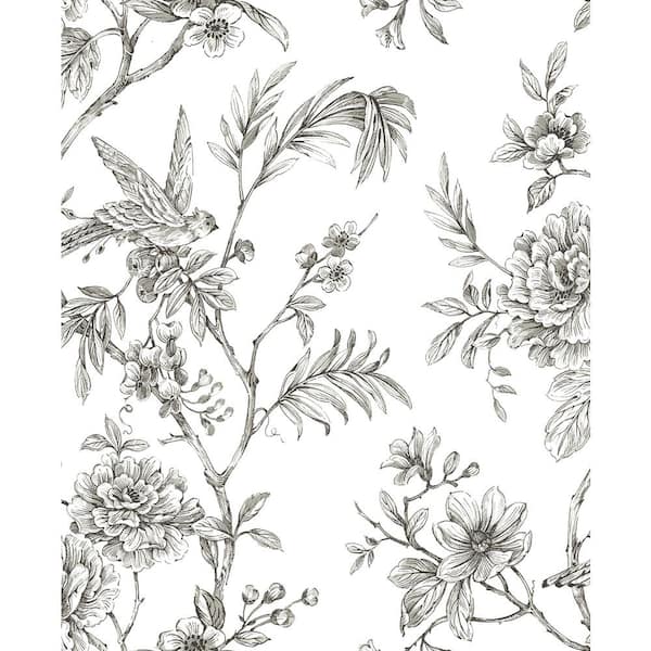 Charcoal Longwood Peel And Stick Wallpaper