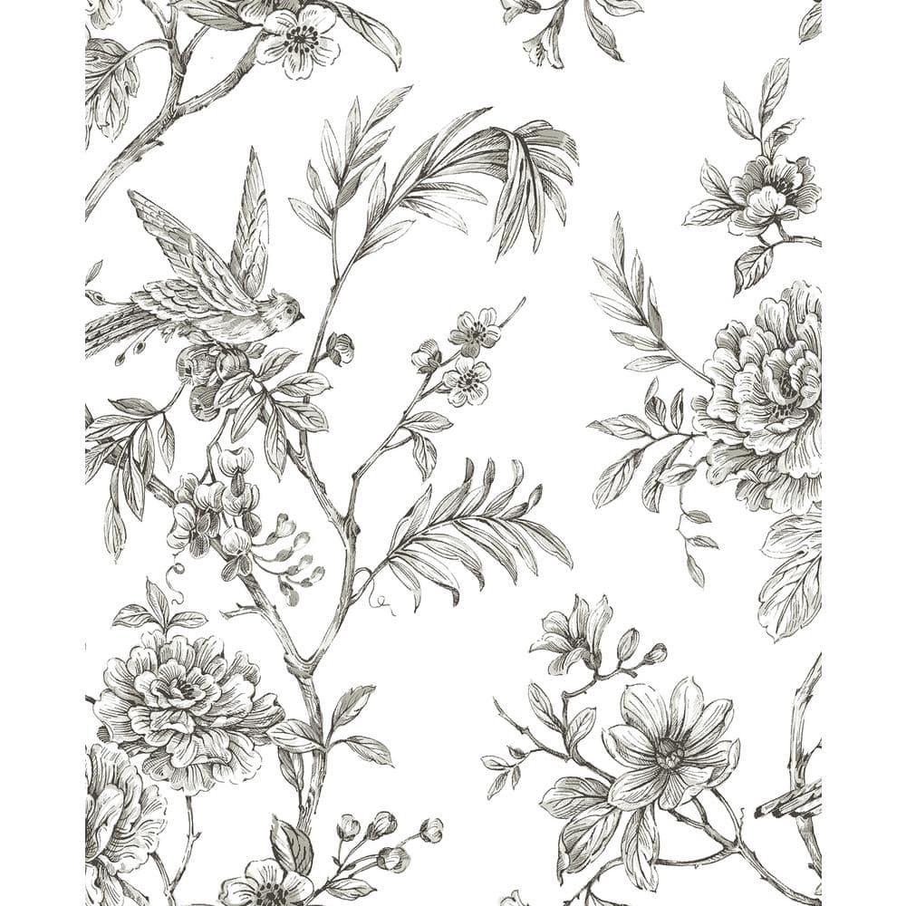 White Charcoal Longwood Peel and Stick Wallpaper Sample price history on PriceWatchPro