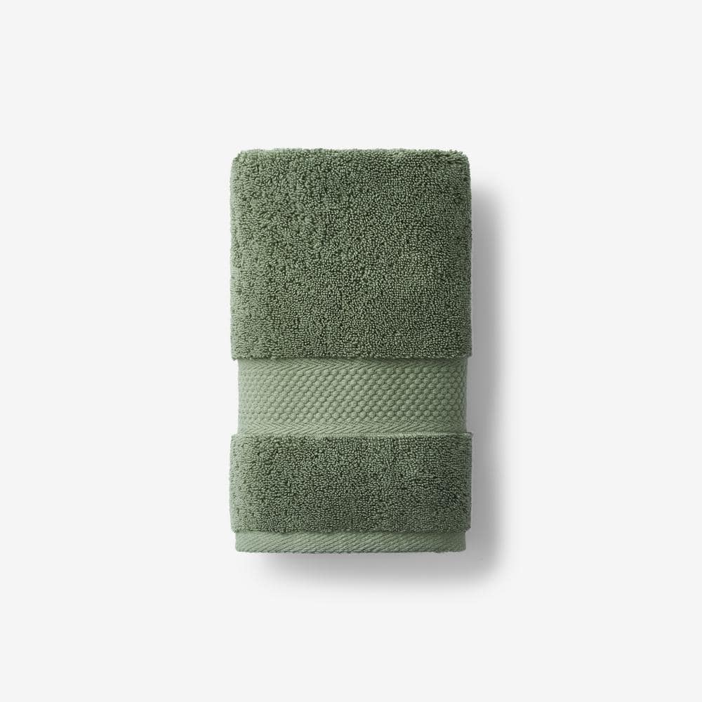 The Company Store Sterling Supima Cotton Solid Loden Green Single
