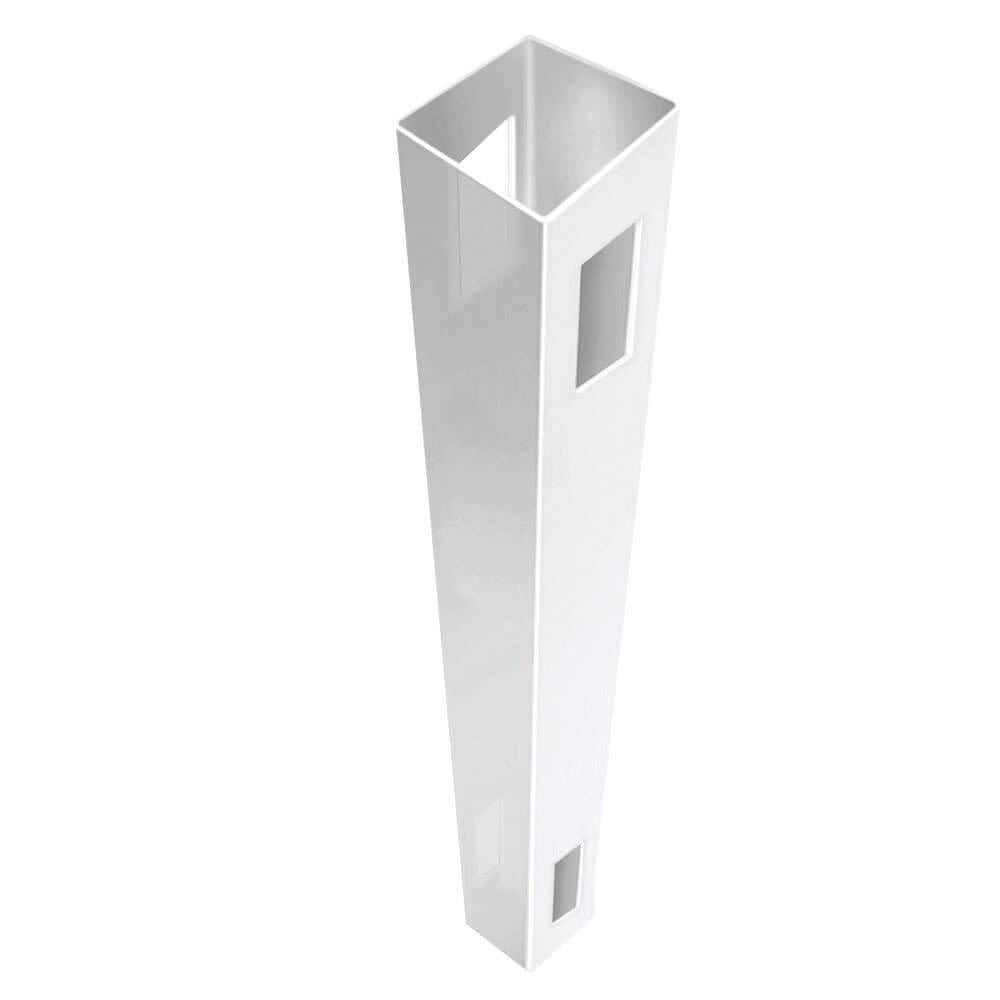 Linden 5 in. x 5 in. x 9 ft. White Vinyl Routed Line Fence Post price history on PriceWatchPro