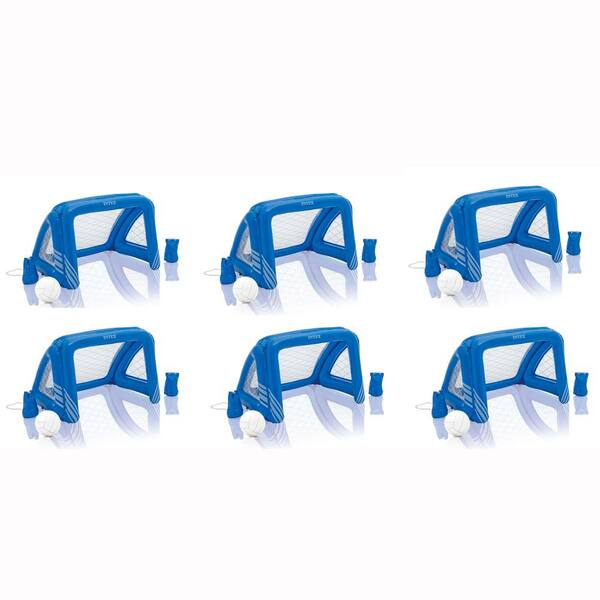 Intex Fun Goals Water Polo/Soccer Game Floating Swimming Pool Toy (6-Pack)