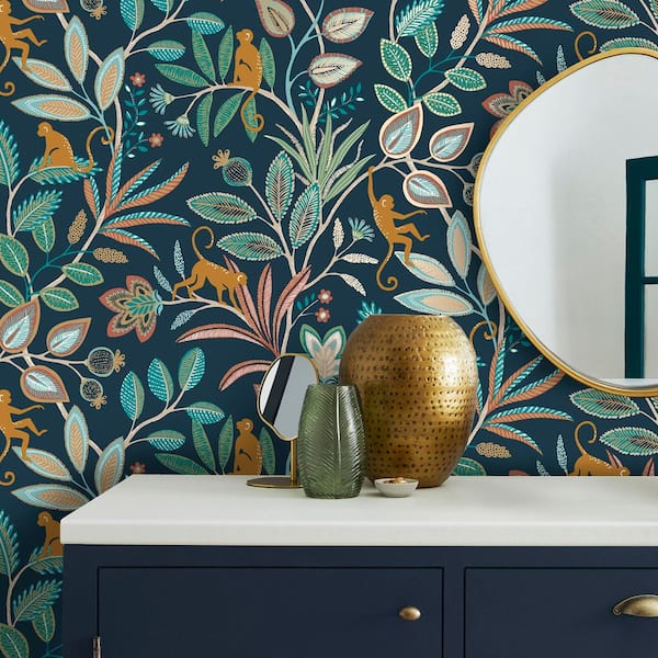 Kenzo Navy Monkey Walk Wallpaper