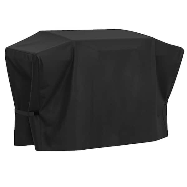 60 in. L Waterproof BBQ Black Cover with Double Straps