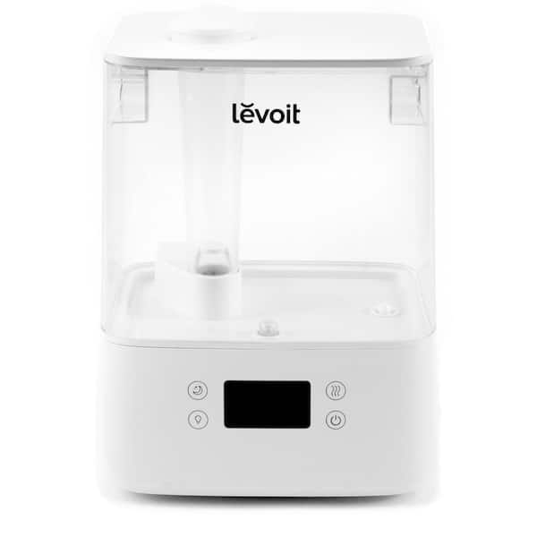 Levoit 6L Smart Warm and Cool Mist Humidifiers for Home Bedroom, 60H Runtime and Auto Customized Humidity for Large Room, Schedule, Easy Top Fill