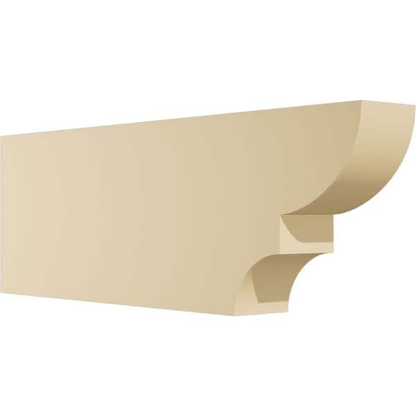 Ekena Millwork Standard Ridgewood 3 in. W x 8 in. H x 24 in. D Signature Urethane Rafter Tail Outlooker