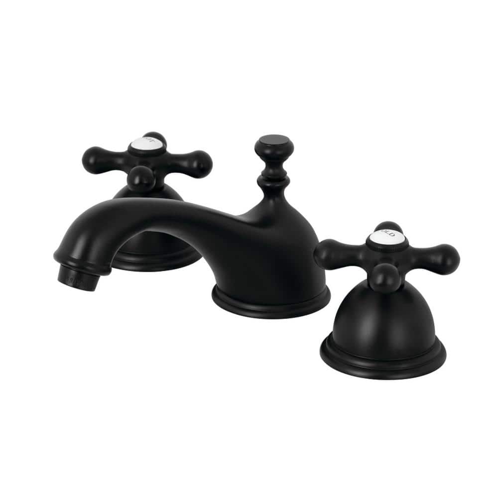 Restoration Cross 8 in. Widespread 2-Handle Bathroom Faucet in Matte Black price history on PriceWatchPro
