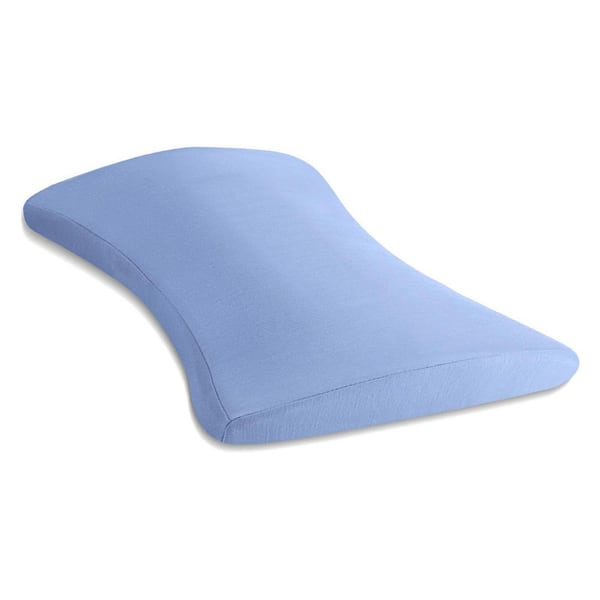 Queen Memory Foam Lumbar Support Pillow, Back Wedge Bolster Pillow for Side, Back&Stomach Sleepers