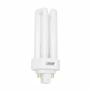 26W Equiv PL CFLNI Triple Tube 4-Pin Plug-in GX24Q-3 Base Compact Fluorescent CFL Light Bulb, Cool White 4100K (50-Pack)