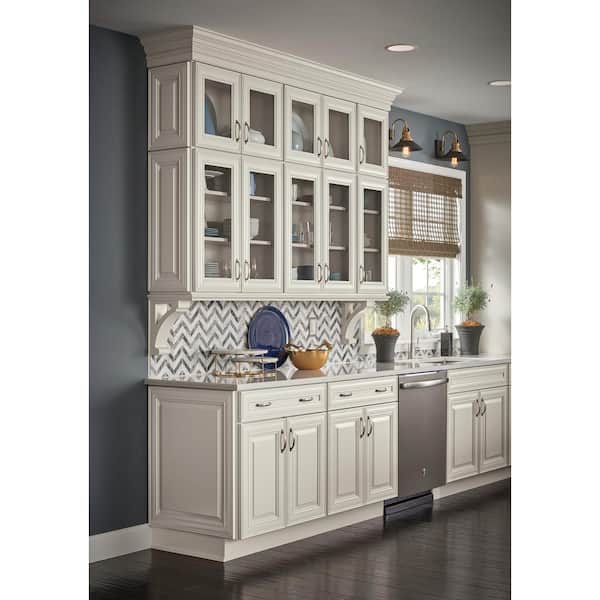 Cottage 14.5 in. W x 0.75 in. D x 14.5 in. H in Swan Cabinet Door Sample