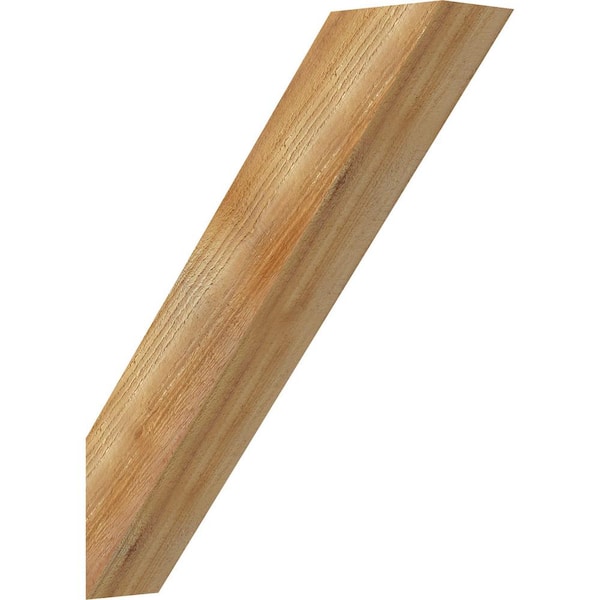 Ekena Millwork 4"W x 18"D x 22"H Traditional Rough Sawn Knee Brace, Western Red Cedar