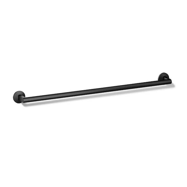 KOHLER Components 30 in. Wall Mounted Single Towel Bar in Matte Black
