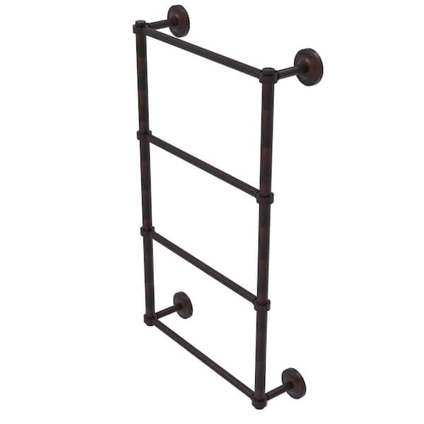 Prestige Regal 30 in. Wall Mounted 4-Tier Ladder Towel Bar in Venetian Bronze