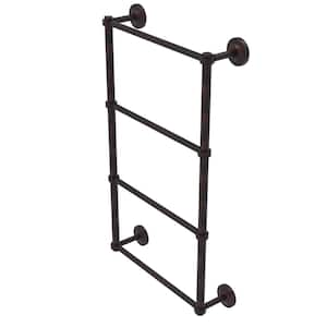 Prestige Regal 36 in. Wall Mounted 4-Tier Ladder Towel Bar in Venetian Bronze