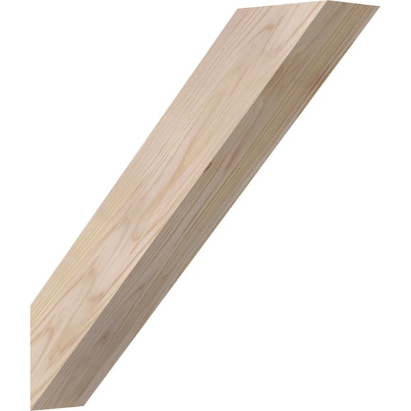 Ekena Millwork 3 1/2"W x 18"D x 18"H Traditional Smooth Knee Brace, Douglas Fir