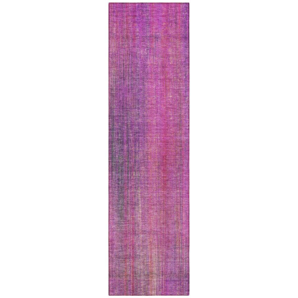 Lilac 2 ft. x 8 ft. Woven Striped Runner Indoor/Outdoor Area Rug price history on PriceWatchPro