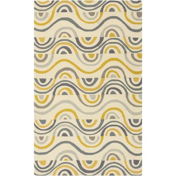 Artistic Weavers Sinai Gold 8 ft. x 11 ft. Indoor/Outdoor Area Rug ...
