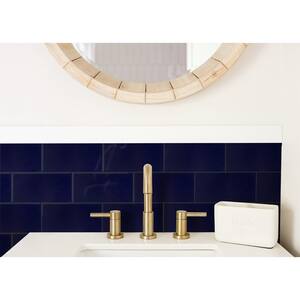 Projectos Midnight Blue 3-7/8 in. x 7-3/4 in. Ceramic Floor and Wall Tile (10.95 sq. ft./Case)