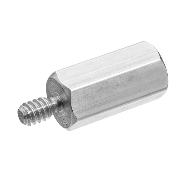 M4 x 20 mm Uncoated 18-8 Stainless Steel 8 mm Male-Female Threaded Hex Standoff Coupling Nut (1-Pack)