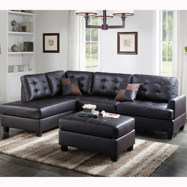 Seater L Shaped Sectional Sofa, Genoa Faux Leather Sofa Bed