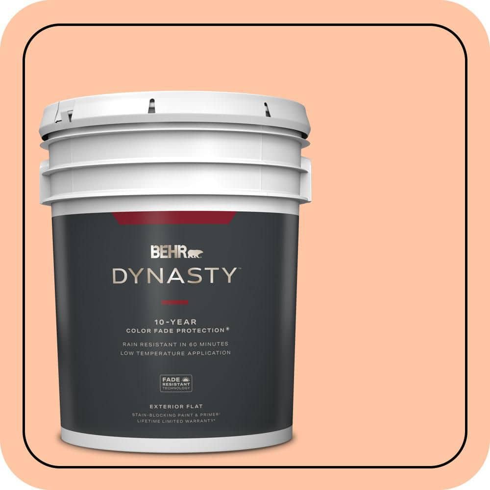 5 gal. #240A-3 Bright Citrus Flat Exterior Stain-Blocking Paint & Primer price history on PriceWatchPro