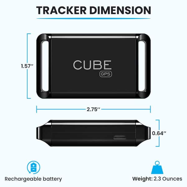 Cube GPS Asset Tracker Anti-Theft Tracking Device C7004 - The Home