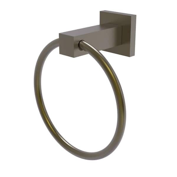 Allied Brass Montero Collection Towel Ring in Antique Brass MT-16-ABR - The  Home Depot