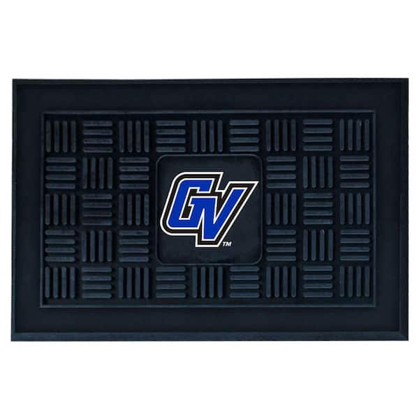 FANMATS NCAA Grand Valley State University Black 19.5 in. x 31.25 in. Outdoor Vinyl Medallion Door Mat