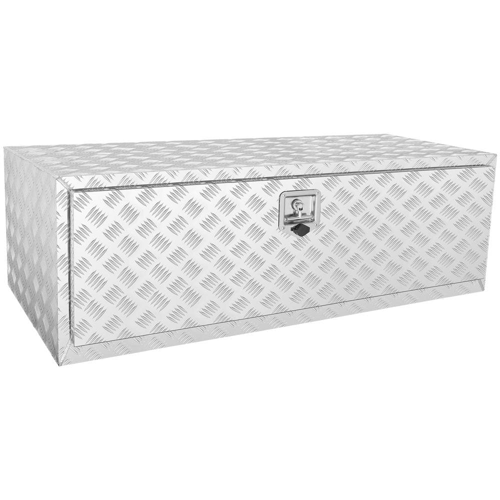 48 in. x 24 in. x 24 in. Underbody Truck Tool Box Aluminum Pickup Storage Box with Keys T-Handle Latch for Truck Trailer price history on PriceWatchPro