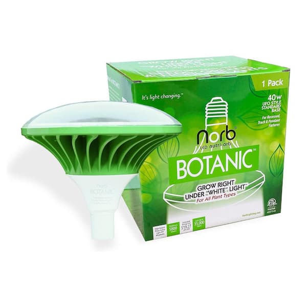 ELECWISH NorbBOTANIC 40W Equivalent UFO 3100K High-Intensity Plant Grow Light Bulb (1-Pack)