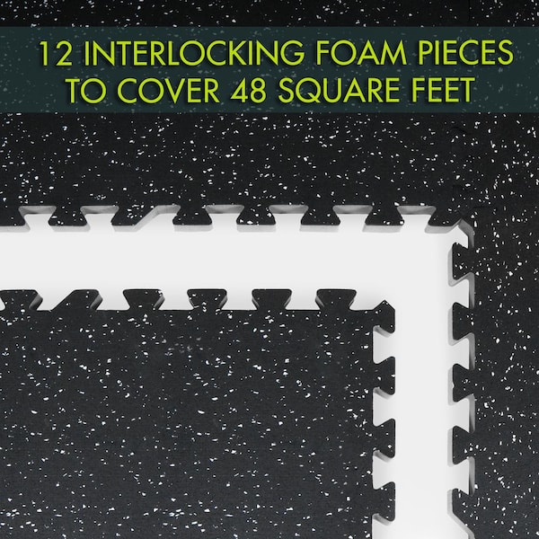 EVA Foam Puzzle Mat,Foam Mats,EVA Foam Interlocking Floor Mats,9 Titles Exercise Mat,12 by 12 