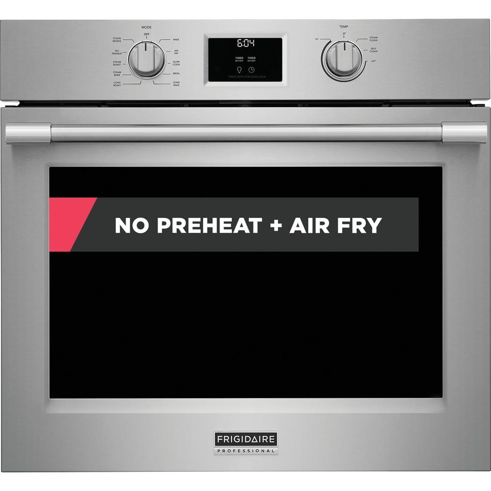 Professional 30 in. Single Electric Wall Oven with True Convection and Air Fry in Stainless Steel -  Frigidaire, PCWS3080AF