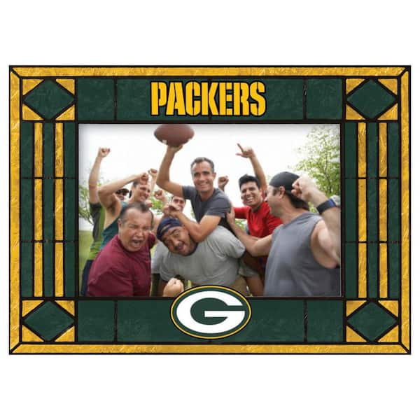 The Memory Company NFL - 4 in. X 6 in. Gloss Multi Color Horizontal Art Glass Picture Frame - Packers
