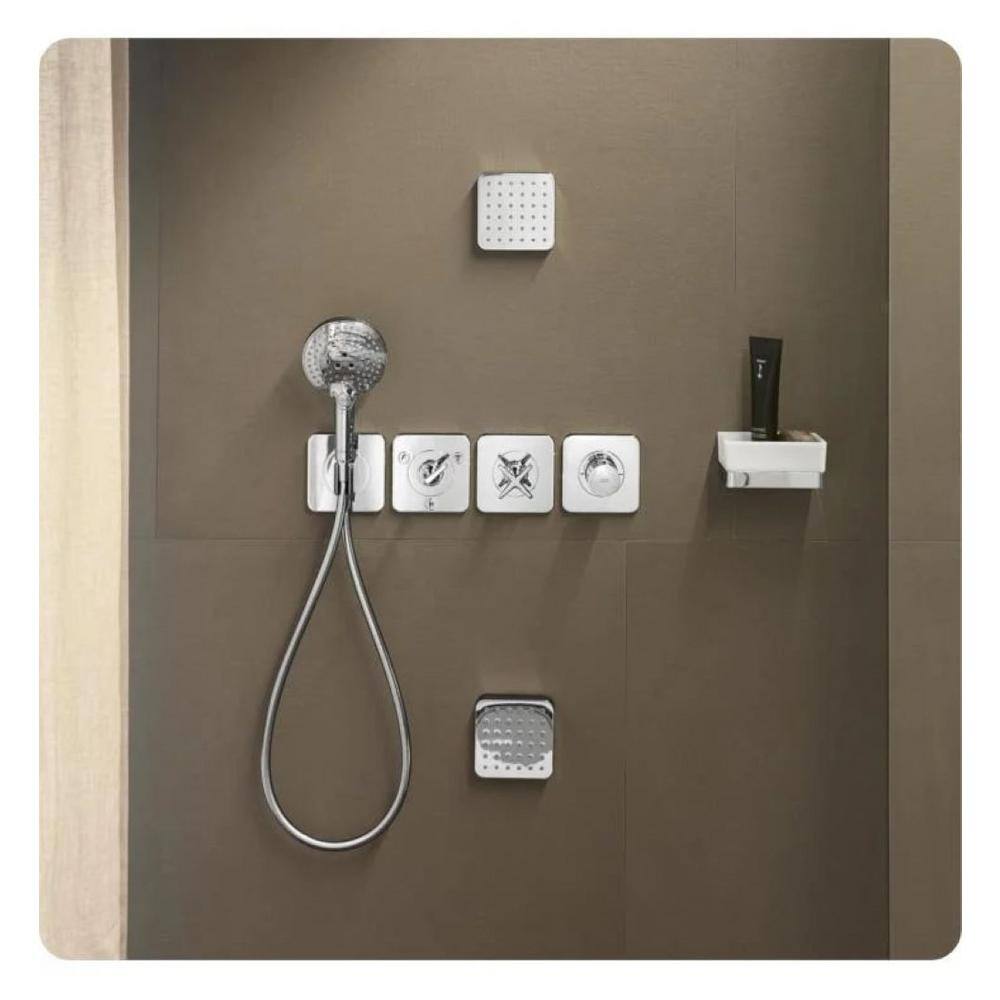 Chrome Wall Mount Handshower Holder with Backflow Prevention