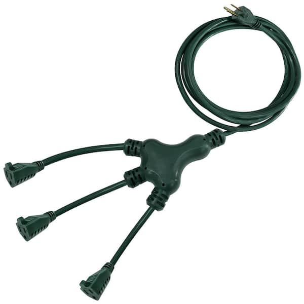 Hdx 40 Ft 16 3 Multi Directional, Home Depot Outdoor Extension Cord Green