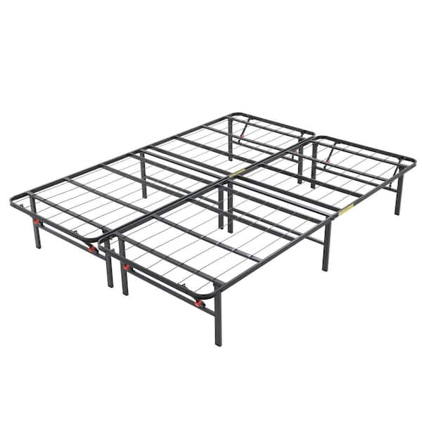 Heavy Duty Metal Platform Bed Frame, Night Therapy Platform Metal Bed Frame King Foundation