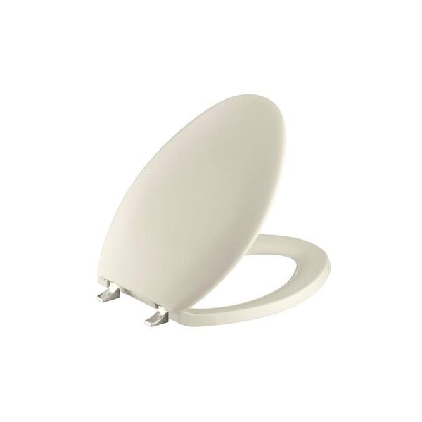 KOHLER Bancroft Elongated Closed Front Toilet Seat in Almond