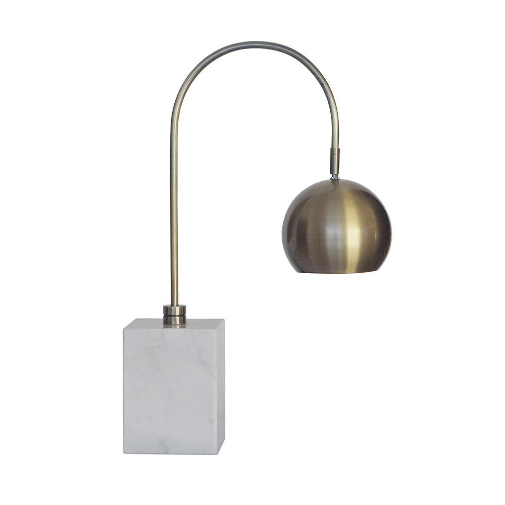 Win 26.5 in. Antique Brass Table Lamp