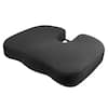 HealthMate 17.7 in. x 13.6 in. x 3.2 in. RelaxFushion Memorial Foam and Gel Coccyx  Seat Cushion IN9113 - The Home Depot